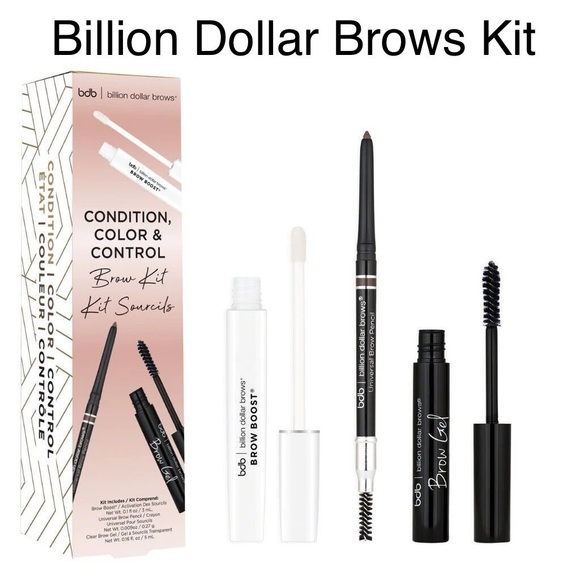 Billion Dollar Brows Condition, Color & Control, 3 piece Brow Kit - Picture 1 of 3